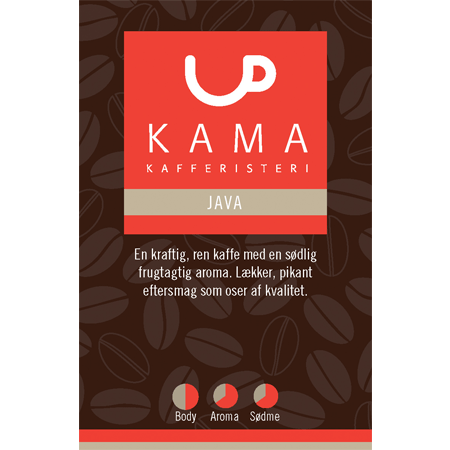 Java Indonesien – 1 kg bønner | Kama Kaffe - Lager